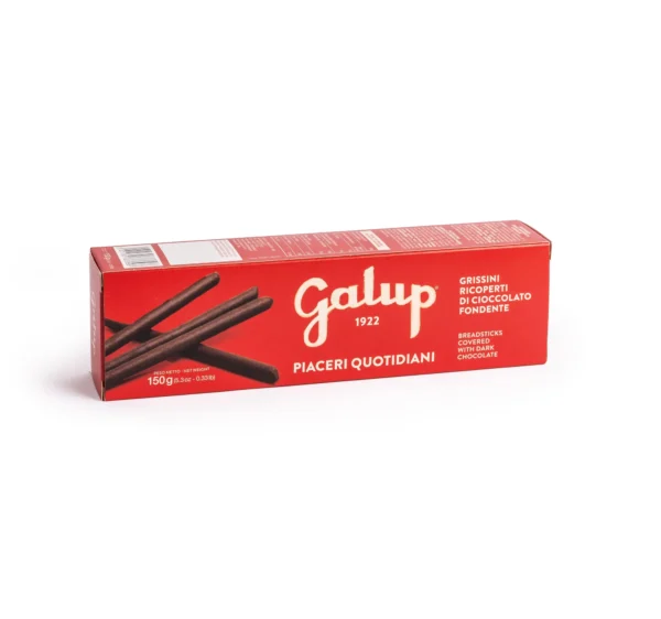 Grissini ricoperti di cioccolato fondente